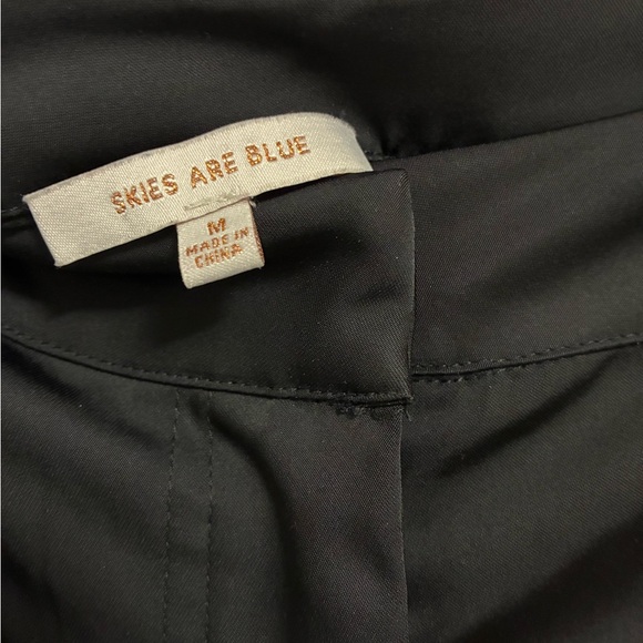 Skies Are Blue Black Cargo Jogger Pants - Picture 6 of 8